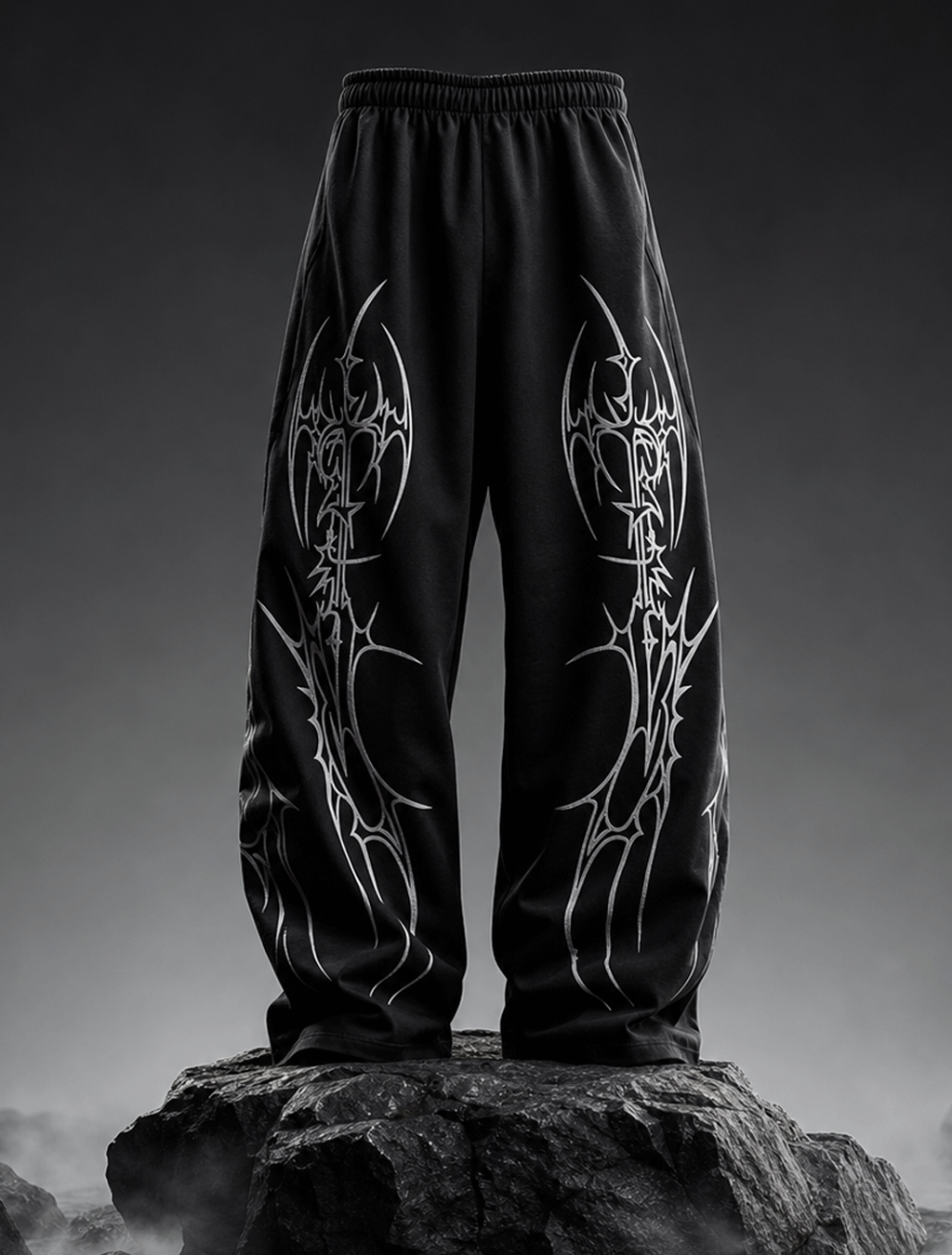 Obsidian Thorn Street Wide-Leg Pants
