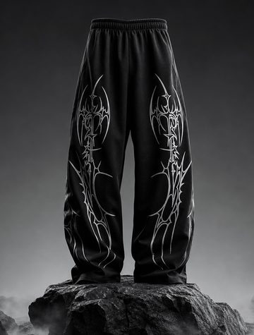 Obsidian Thorn Street Wide-Leg Pants