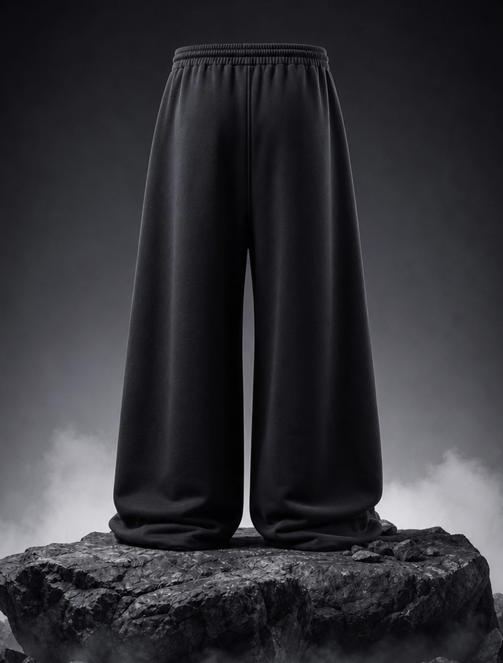 Crimson Inferno Flame Wide-Leg Pants